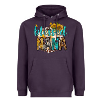 Plum blessed nana with sunflowers Heavyweight Hoodie - texasbilliewilder