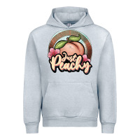 Heather Grey just peachy Urban Hoodie - JahusDesignShop