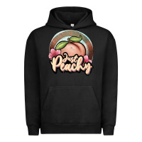 Pigment Black just peachy Urban Hoodie - JahusDesignShop