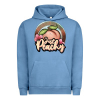 Pigment Pebble Blue just peachy Urban Hoodie - JahusDesignShop