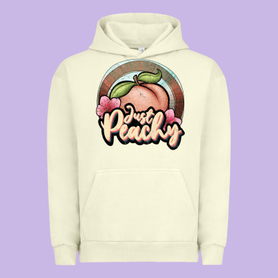 Just Peachy Urban Hoodie Designed By Jahusdesignshop