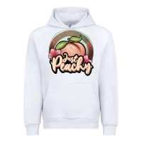 White just peachy Urban Hoodie - JahusDesignShop