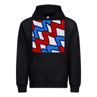 Black Glitter 4th Of July Seamless Pattern Urban Hoodie - BundleAndBundleShop