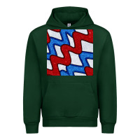 Forest Green Glitter 4th Of July Seamless Pattern Urban Hoodie - BundleAndBundleShop
