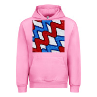 Fuchsia Pink Glitter 4th Of July Seamless Pattern Urban Hoodie - BundleAndBundleShop