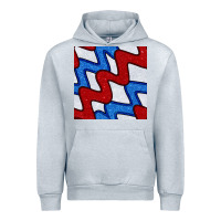 Heather Grey Glitter 4th Of July Seamless Pattern Urban Hoodie - BundleAndBundleShop