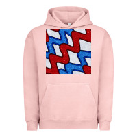 Pigment Salmon Glitter 4th Of July Seamless Pattern Urban Hoodie - BundleAndBundleShop