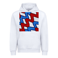 White Glitter 4th Of July Seamless Pattern Urban Hoodie - BundleAndBundleShop