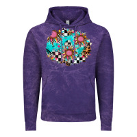 Cloud Purple race sunflower patches Vintage Hoodie - AdoDesignShop