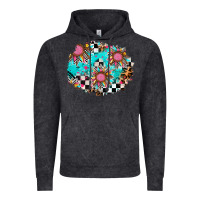 Vintage Black race sunflower patches Vintage Hoodie - AdoDesignShop