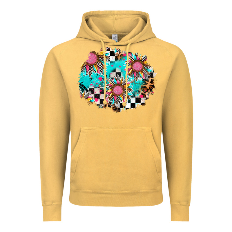 Race Sunflower Patches Vintage Hoodie by AdoDesignShop | Teevron