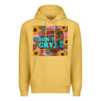 Antique Gold cowgirls don't crty boots hat sunflowers tumbler Premium Hoodie - Artiststas