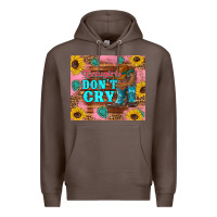 Coffee cowgirls don't crty boots hat sunflowers tumbler Premium Hoodie - Artiststas