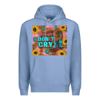 Colony Blue cowgirls don't crty boots hat sunflowers tumbler Premium Hoodie - Artiststas
