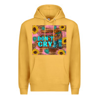Mustard cowgirls don't crty boots hat sunflowers tumbler Premium Hoodie - Artiststas