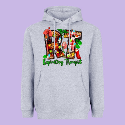 Heavyweight Hoodie christmas respiratory therapist