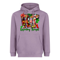 Lavender christmas respiratory therapist Heavyweight Hoodie - Zillion Design Studio