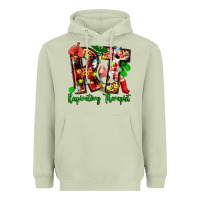 Matcha christmas respiratory therapist Heavyweight Hoodie - Zillion Design Studio