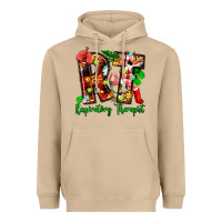 Mushroom christmas respiratory therapist Heavyweight Hoodie - Zillion Design Studio