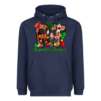 Navy christmas respiratory therapist Heavyweight Hoodie - Zillion Design Studio