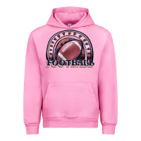 Fuchsia Pink football rainbow Urban Hoodie - JahusDesignShop