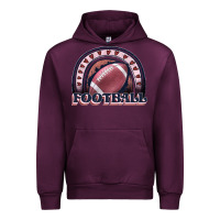 Mauve Wine football rainbow Urban Hoodie - JahusDesignShop