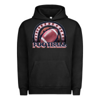 Pigment Black football rainbow Urban Hoodie - JahusDesignShop