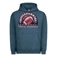 Pigment Midnight Navy football rainbow Urban Hoodie - JahusDesignShop