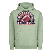 Pigment Oil Green football rainbow Urban Hoodie - JahusDesignShop