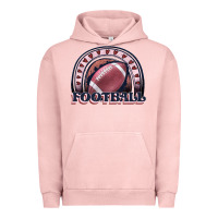 Pigment Salmon football rainbow Urban Hoodie - JahusDesignShop