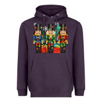 Plum christmas natcrackers Heavyweight Hoodie - Zillion Design Studio