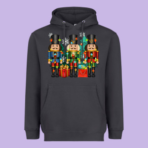 Christmas Natcrackers Heavyweight Hoodie Designed By Zillion Design Studio