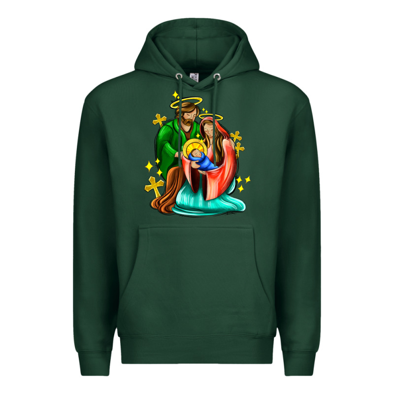 Oh Holy Night  With Cross Ado Premium Hoodie by AdoDesignShop | Teevron