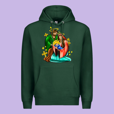 Oh Holy Night  With Cross Ado Premium Hoodie Designed By Adodesignshop