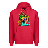 Cardinal oh holy night  with cross ado Premium Hoodie - AdoDesignShop