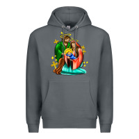 Rock oh holy night  with cross ado Premium Hoodie - AdoDesignShop
