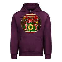 Mauve Wine Christmas joy and hot chocolate Urban Hoodie - AdoDesignShop