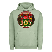 Pigment Oil Green Christmas joy and hot chocolate Urban Hoodie - AdoDesignShop