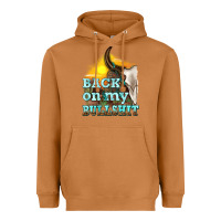 Meerkat back on my bullshit Heavyweight Hoodie - texasbilliewilder