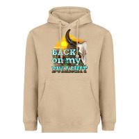 Mushroom back on my bullshit Heavyweight Hoodie - texasbilliewilder