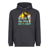Smoke back on my bullshit Heavyweight Hoodie - texasbilliewilder