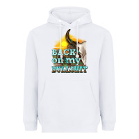 White back on my bullshit Heavyweight Hoodie - texasbilliewilder