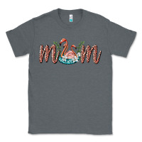 Charcoal Heather mom flamingo Classic Tee - BarkalooDesign