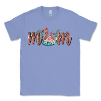 Colony Blue mom flamingo Classic Tee - BarkalooDesign