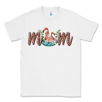 White mom flamingo Classic Tee - BarkalooDesign