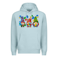 Blue Mist autism gnomes Premium Hoodie - AdoDesignShop