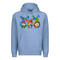 Colony Blue autism gnomes Premium Hoodie - AdoDesignShop