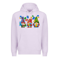 Lilac autism gnomes Premium Hoodie - AdoDesignShop