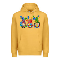 Mustard autism gnomes Premium Hoodie - AdoDesignShop