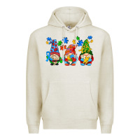 Oatmeal Heather autism gnomes Premium Hoodie - AdoDesignShop